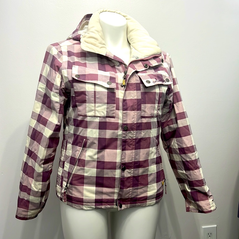 Burton Snowboarding or Skiing Jacket (L) Women's Snap and Zip